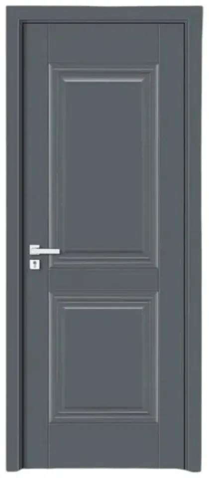 Usa Interior din MDF Novo Doors ND12 LUX PREMIUM, Cadru din Lemn Masiv, KIT COMPLET, Toc Reglabil de 10 CM INCLUS, Plinta pe Ambele Parti (Culoare: