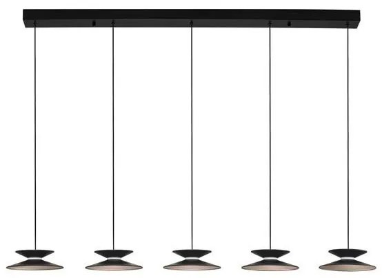 Lustra cu 5 pendule LED design modern Morfi