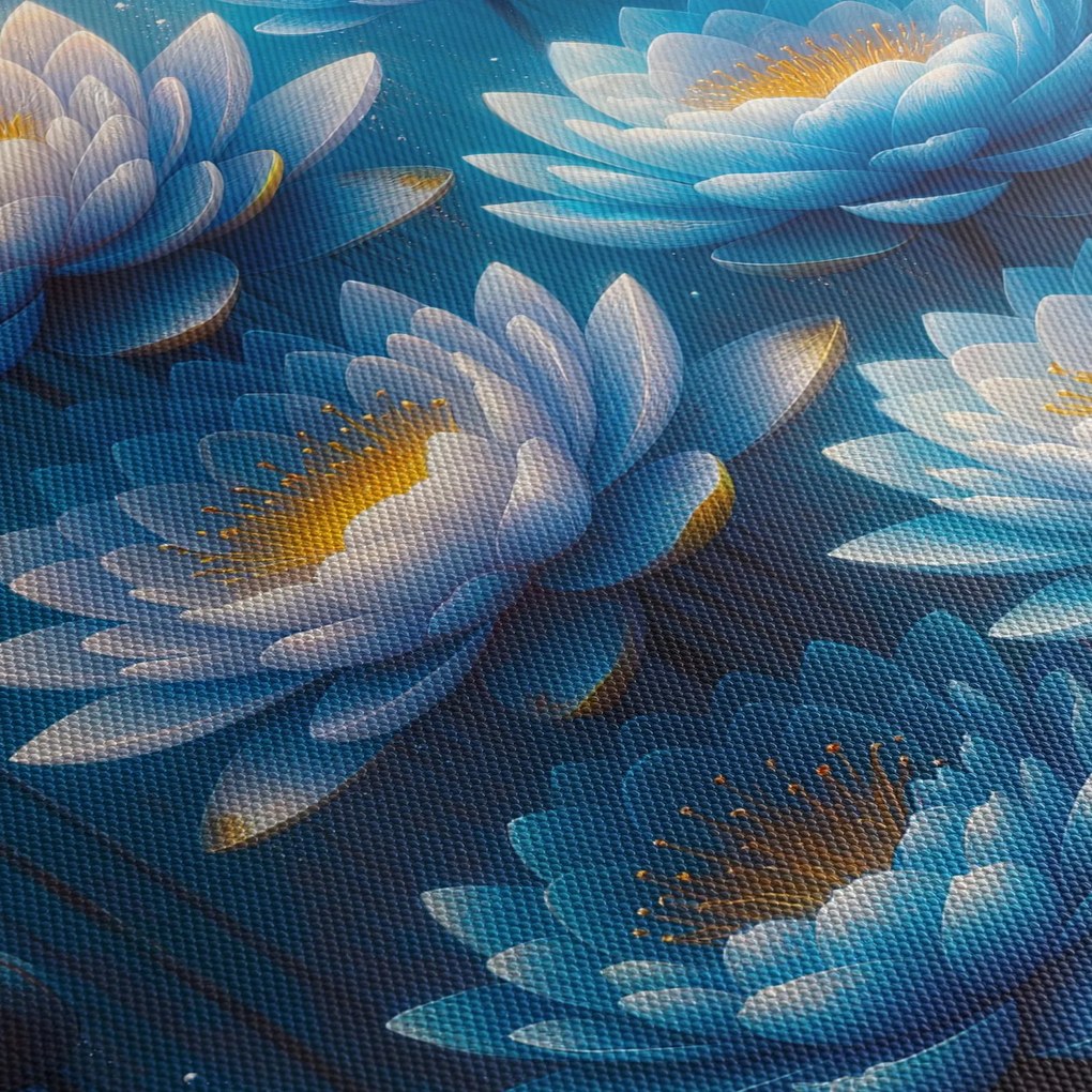 Tablou - Nuferi sub apă (70x50 cm)