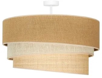 Lustră aplicată Duolla YUTE TRIO 3xE27/15W/230V d. 60 cm maro/gri/bej