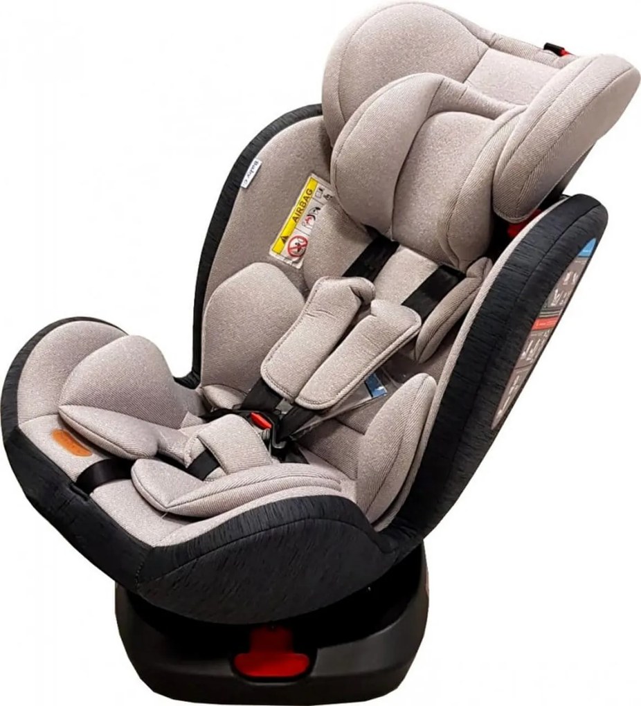 Scaun Auto cu Isofix NOVOKIDS™ Safety Seat 7000, Cu rotire 360 grade, 0-36 kg, Tetiera reglabila pe inaltime, Omologare R-129 i-Size, Transformabil