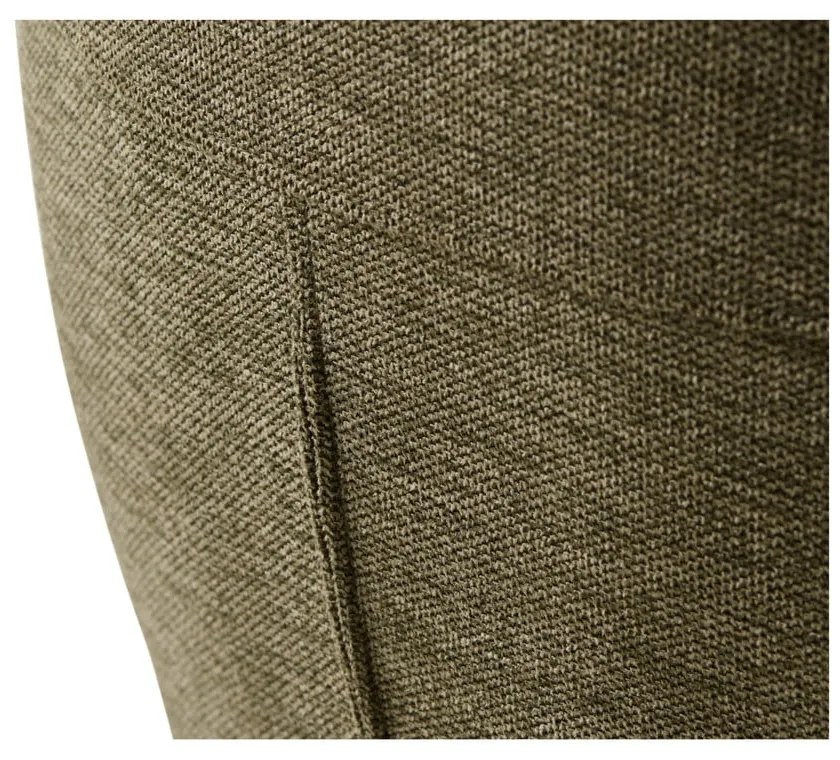 Scaun de sufragerie verde cu cotiere tapițat Roxana – Unique Furniture