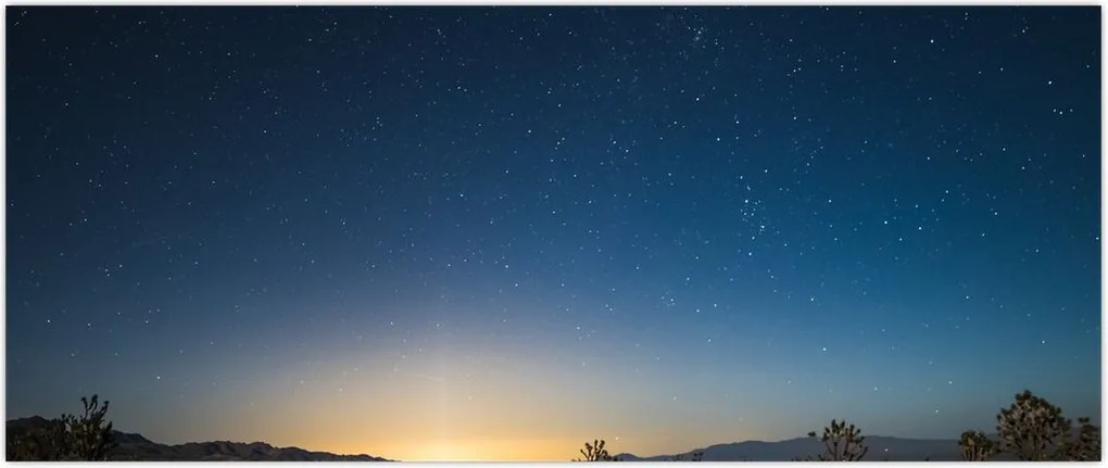 Tablou - Cer de noapte deasupra drumului (120x50 cm)