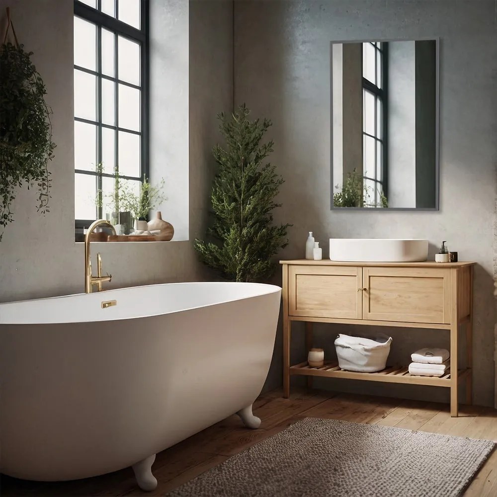 Oglindă de perete 52x72 cm Grey – knor