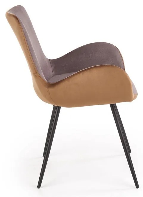 Scaun de bucaterie Brenato, maro