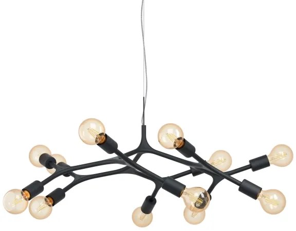Eglo 98347 - Lustră pe cablu BOCADELLA 12xE27/60W/230V