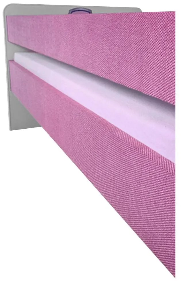 Pat copii Paw Patrol Pink P1L 2-6 ani -Tapitat- cu paravane detasabile/interschimbabile + saltea Basic