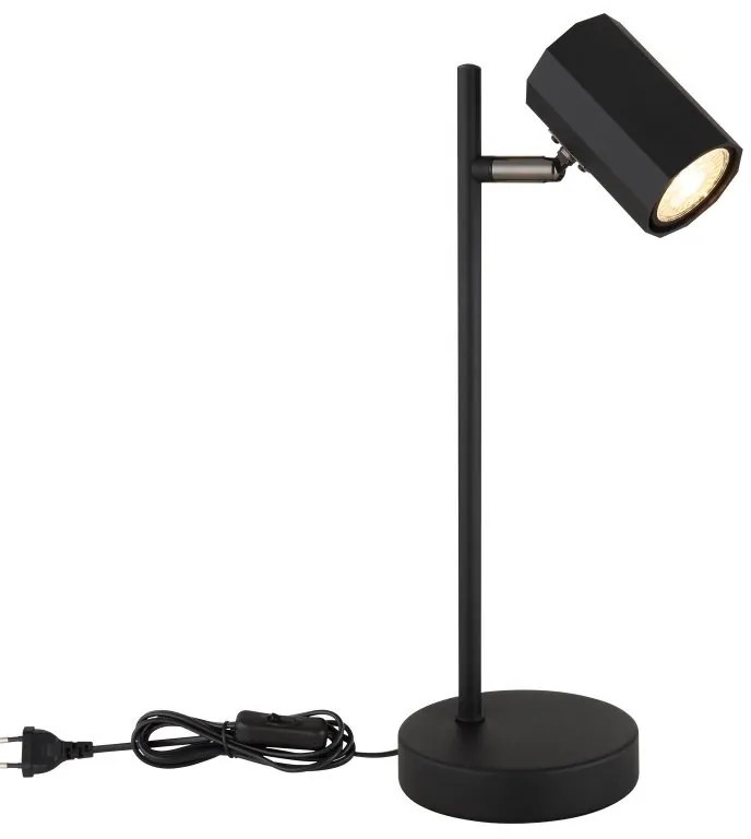 Lampa de masa cu Spot metal negru JAMES