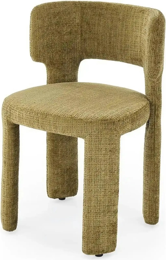 Scaun K600, stofa verde olive, 55x53x80 cm