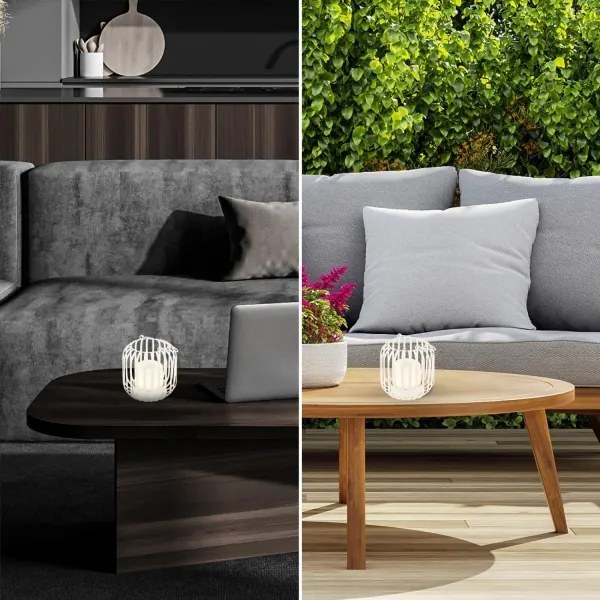 Lampă LED reîncărcabilă dimabilă de masă Brilo LED/2W/5V IP44 alb