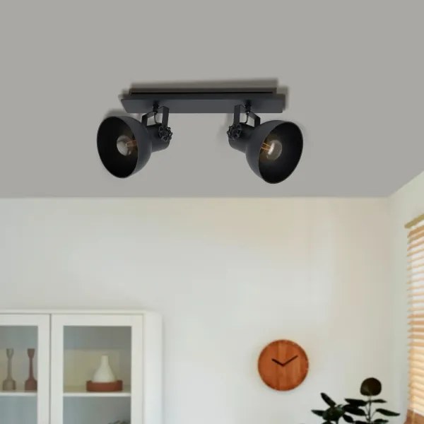 Eglo 43432 - Lampă spot BARNSTAPLE 2 2xE27/40W/230V