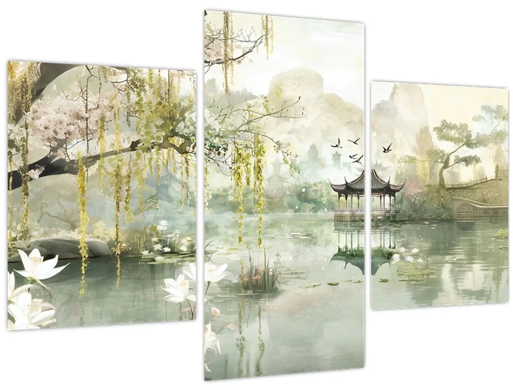 Tablou - Lac Chinezesc (90x60 cm)