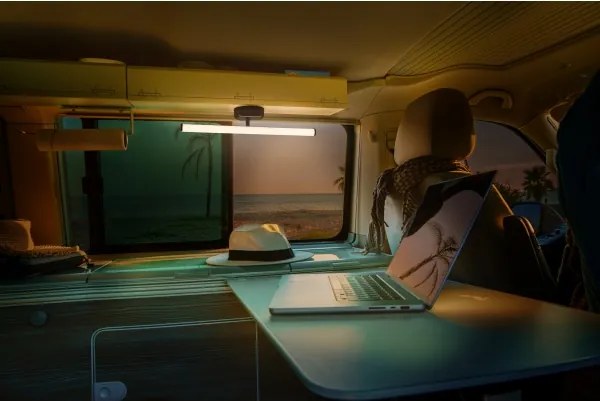 Osram - Aplică de perete LED reîncărcabilă, reglabilă NIGHTLUX LED/1,8W/5V, neagră