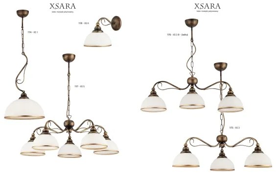 Lampa suspendata XSARA 1xE27/60W