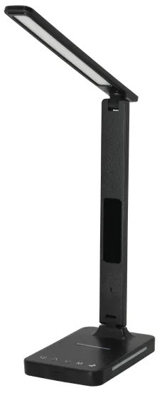 Lampă LED dimabilă cu funcție de încărcare fără fir Qi, afișaj și port USB LED/7W/230V 3000-6000K