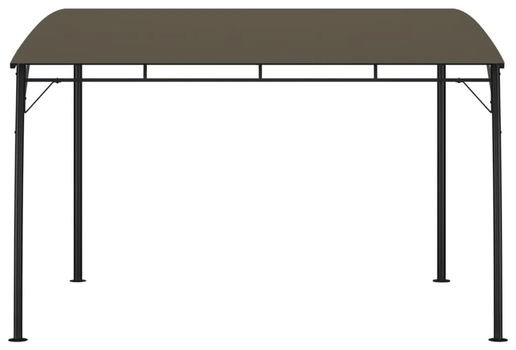 Copertina pavilion de gradina, gri taupe, 3 x 3 x 2,55 m Gri taupe, 3 x 3 x 2.55 m
