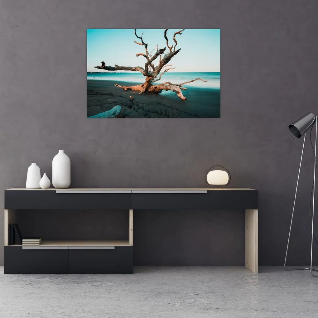 Tablou - Debarcare pe plaja (90x60 cm)