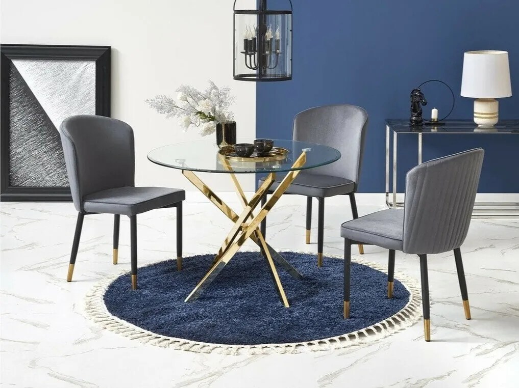 Set de mese Houston 113173cm, Numărul de locuri: 3, Rotund, Stil: Modern clasic