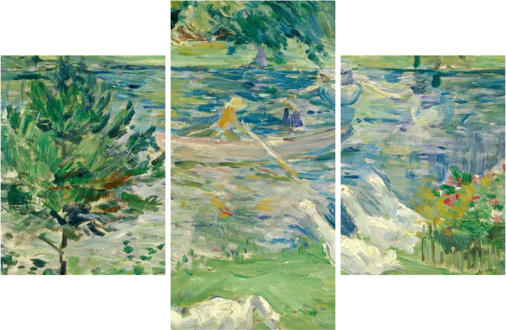 Tablou - Berthe Morisot, Girl in a Boat with Geese, reproducere (90x60 cm)