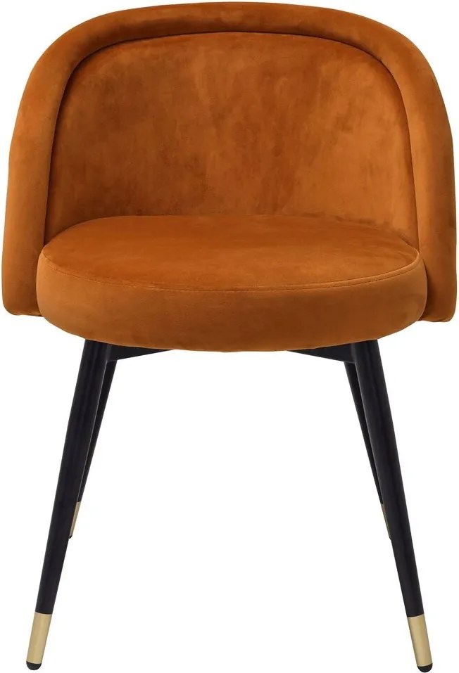 Set de 2 scaune design LUX Chloe, portocaliu 115964 HZ