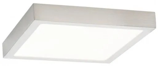 Plafoniera LED moderna design slim Lero 23x23cm aluminiu mat