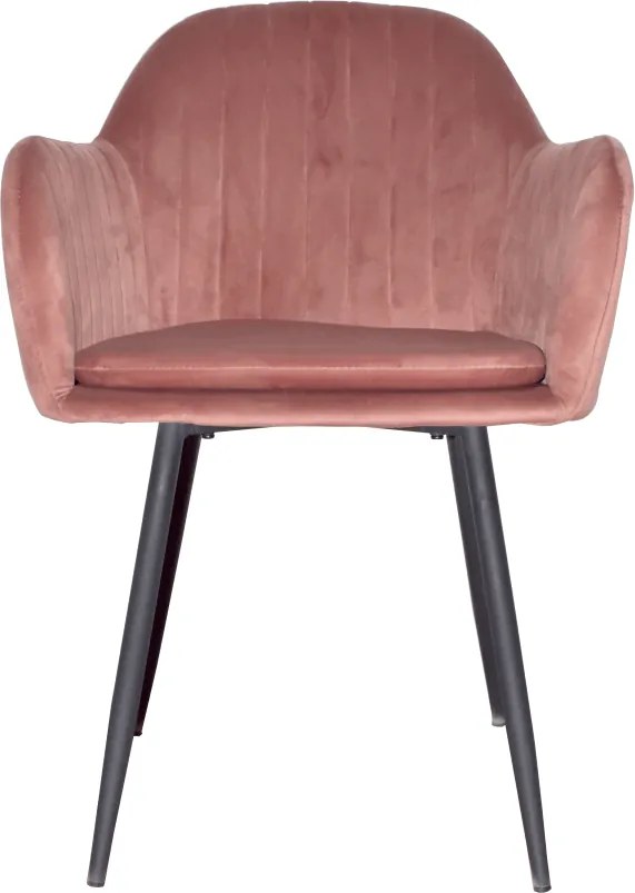 Fotoliu de design, catifea Velvet roz maroniu, ZIRKON