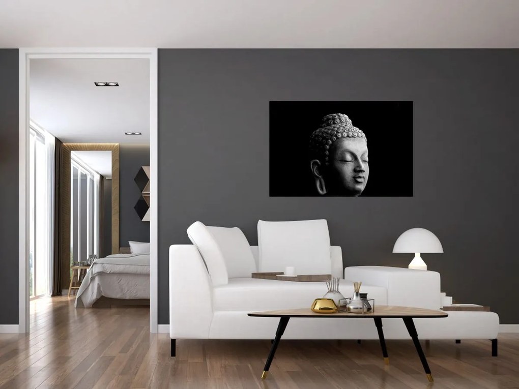 Tablou - Buddha, portret (90x60 cm)