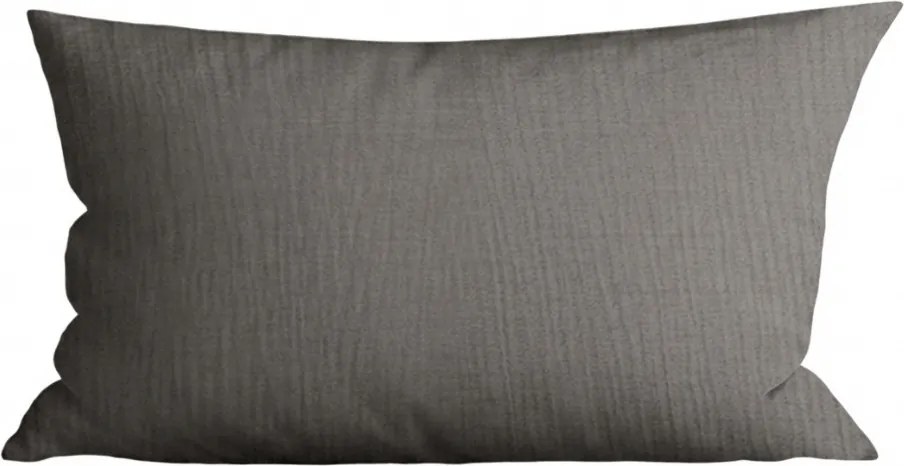 Husa de pernă din muselina PURELY 40x80 cm, gri