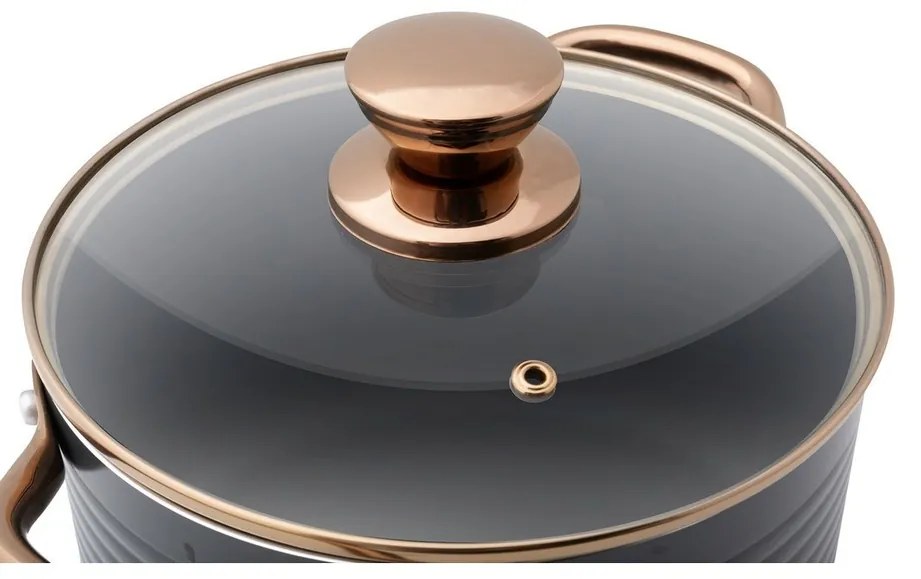 Oala cu capac Lamart LT1239 Orro diametru 18cm, diam. 18 cm