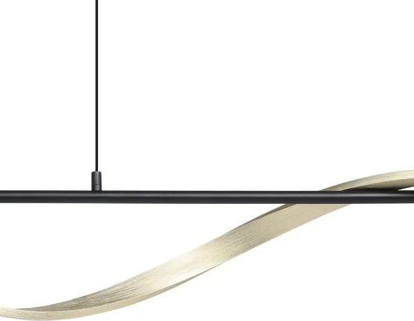 Eglo 902135-LED CONAPRATO — pendul suspendat pe cablu, LED/20W/230V, 2700/4000/6500K, negru/auriu