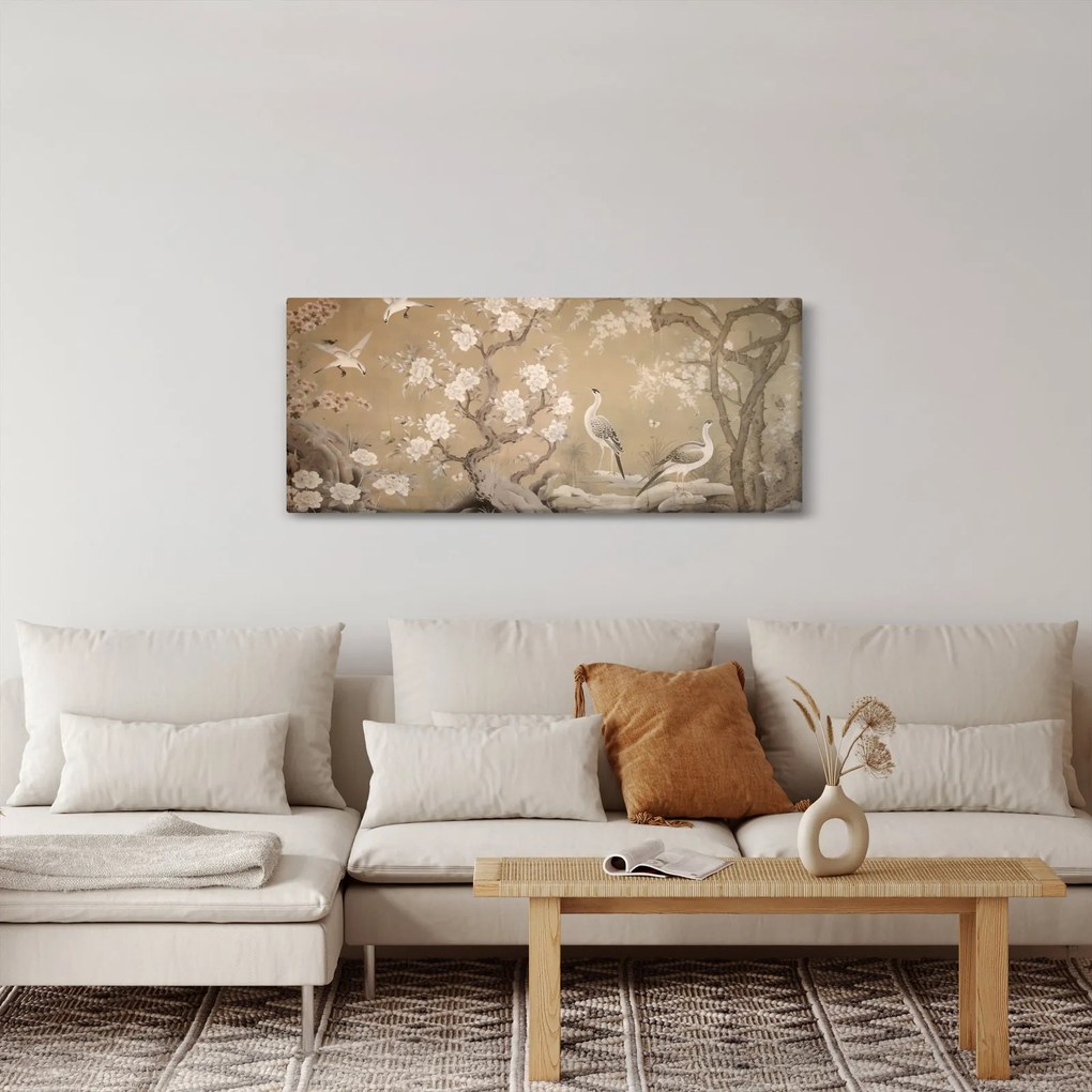 Tablou - Desen animat peisaj japonez (120x50 cm)