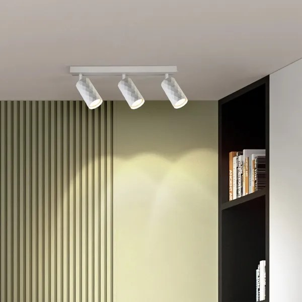 Brilagi - Spot aplicat SELE DIAMANT 3x GU10/30W/230V, alb