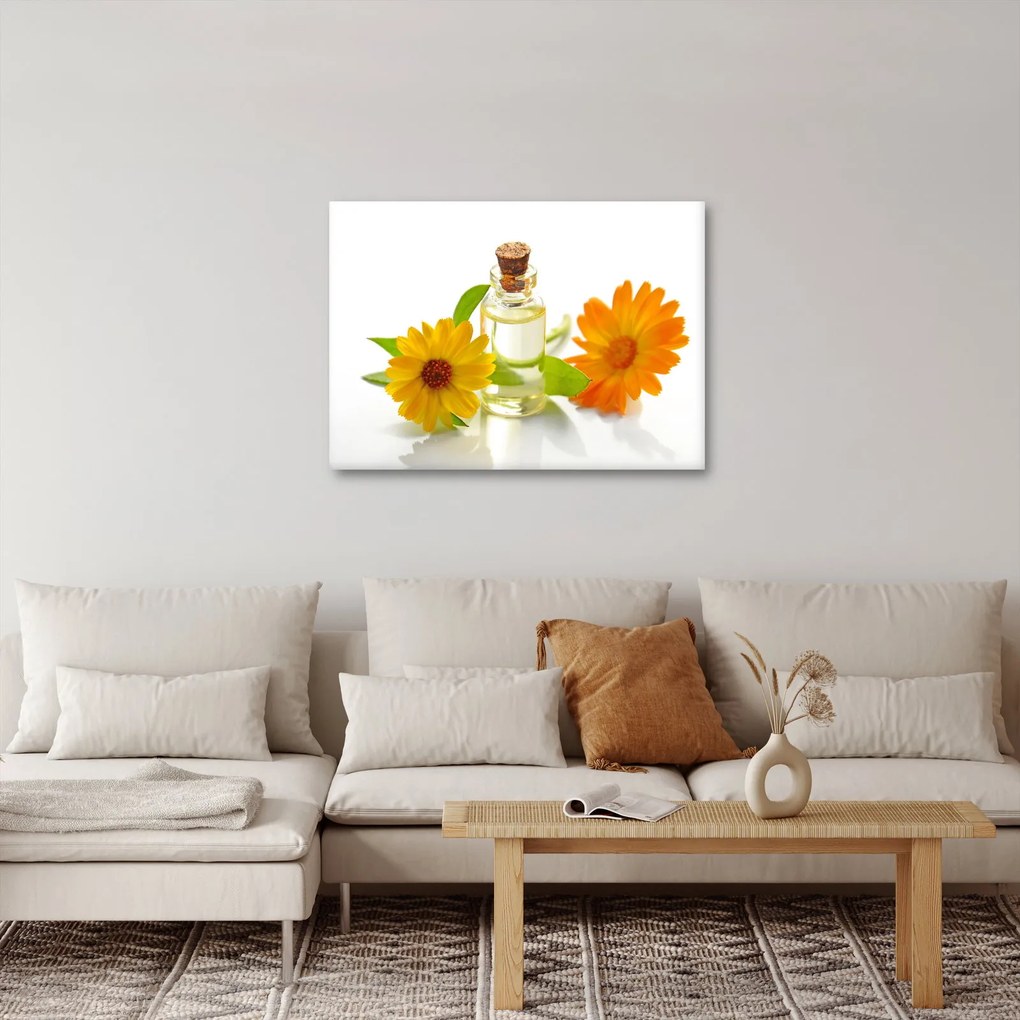 Tablou cu ulei de flori (70x50 cm)
