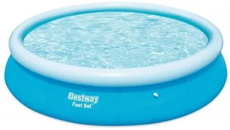 Piscină mare cu margine gonflabilă pentru grădină, fără filtrare 366 x 76 cm