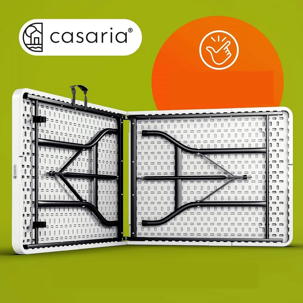 Masa pliabilă pentru bufet KAMIL, 76x183x74cm, alb Casaria