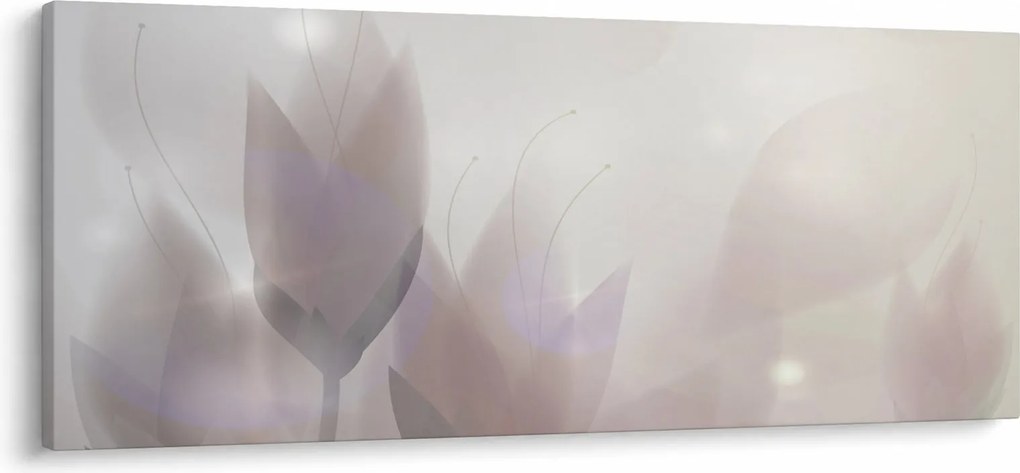 Tablou - Flori de crocus (120x50 cm)