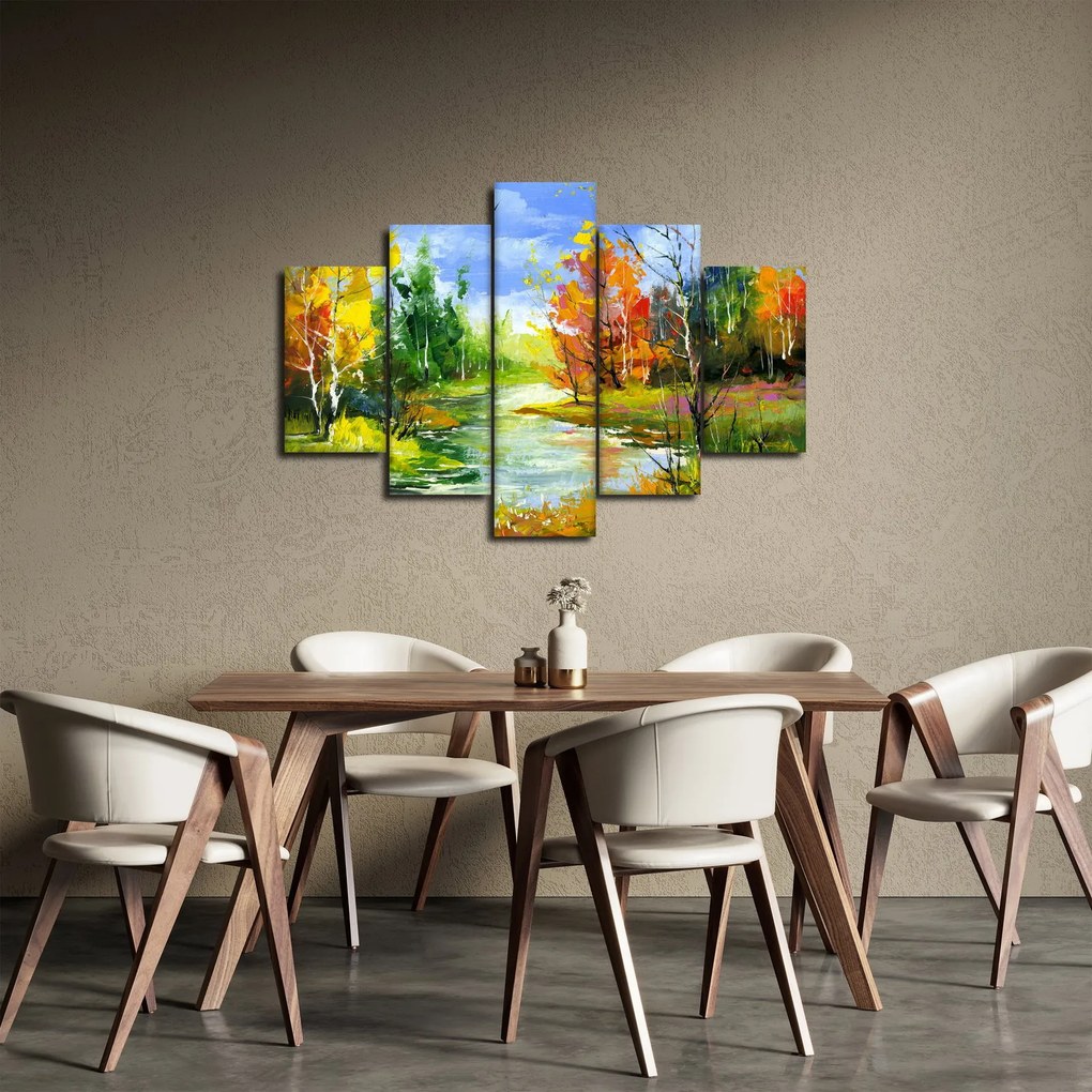 Tablou - Peisaj - pictură (150x105 cm)