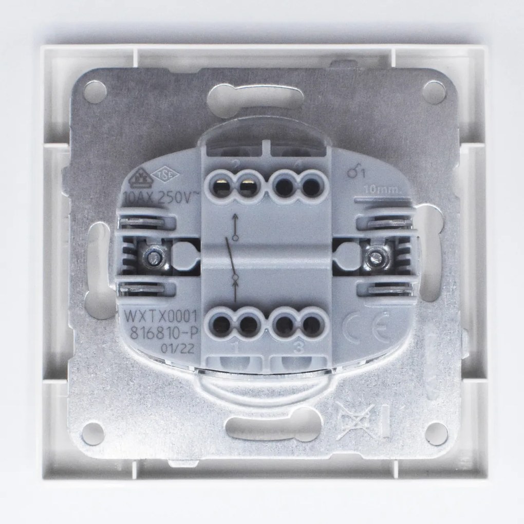 Intrerupator simplu Karre Plus Panasonic, ST, alb