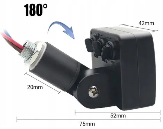 Proiector LED de exterior cu senzor LED/30W/230V 4000K IP65 negru