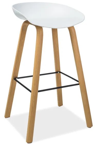 Scaun bar Sting alb