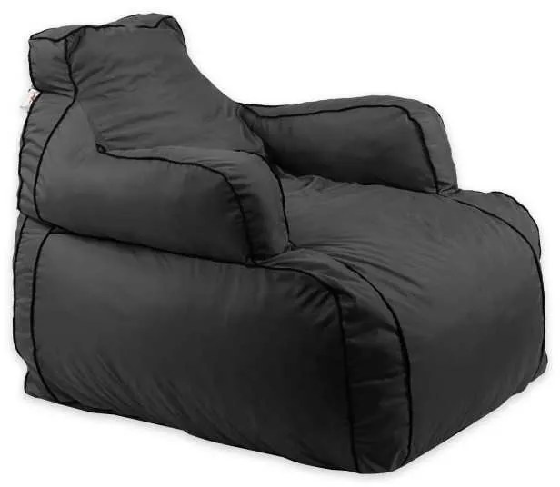 Fotoliu Player Mini Pufrelax, Material Impermeabil - Gri inchis