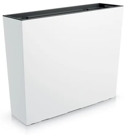 Jardiniera decorativa, alb, 58x18x49.8 cm, Urbi Case