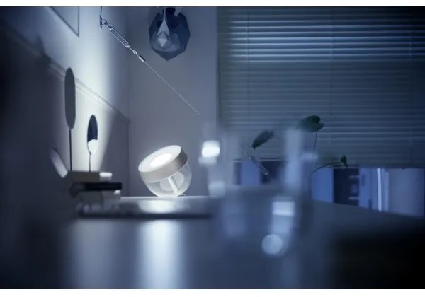 Philips Hue IRIS LED 8,2W 230V lampă de birou RGB reglabilă argintie