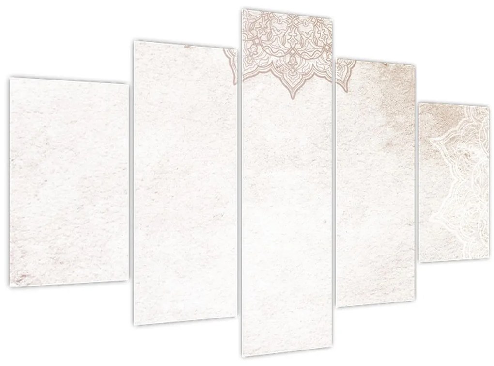 Tablou - Mandala pe zid (150x105 cm)