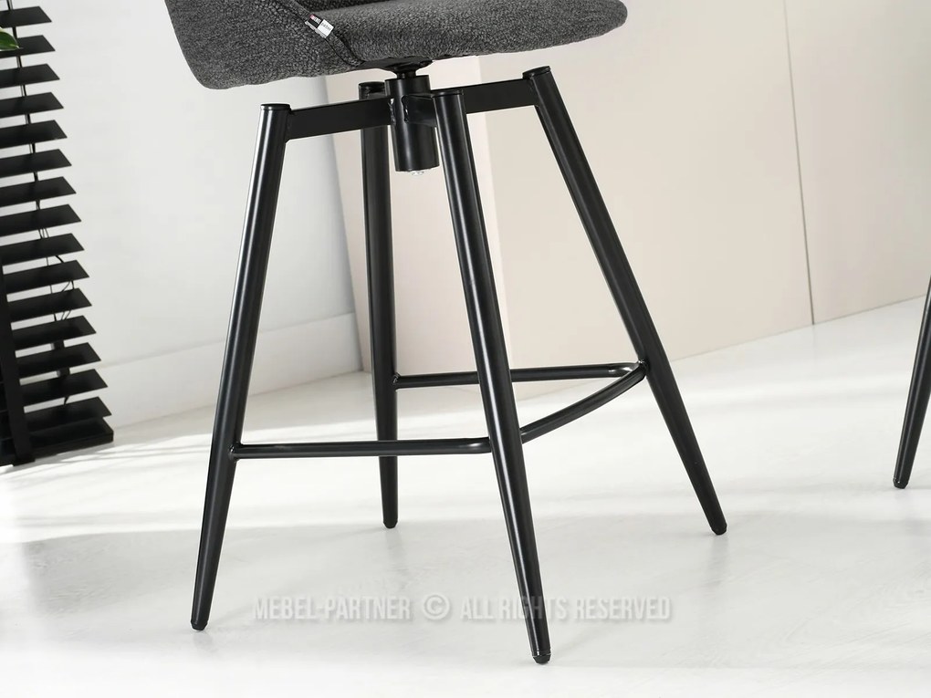 Scaun Ignis (grafit închis + negru). 1110699
