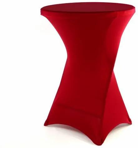Husă pentru o masă inaltă-elastic,rosu visiniu 80x80x110cm