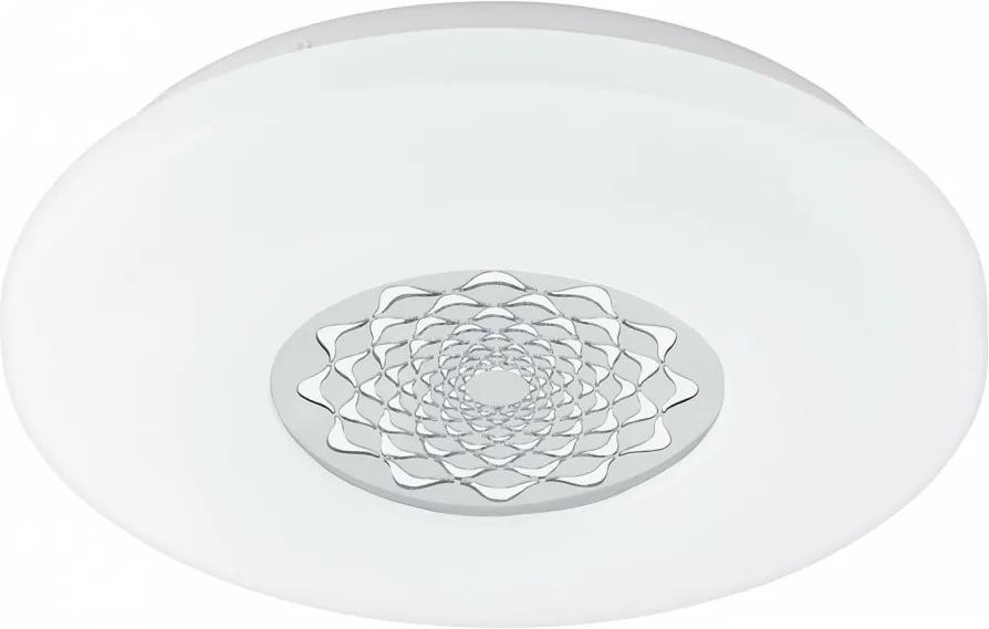 Plafoniera LED Capasso II plastic/otel, alb, 1 bec, diametru 34 cm, 230 V, 2765 K