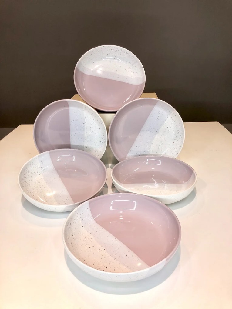 Bol Mare Pasta - Colectia Artizan (Roz)