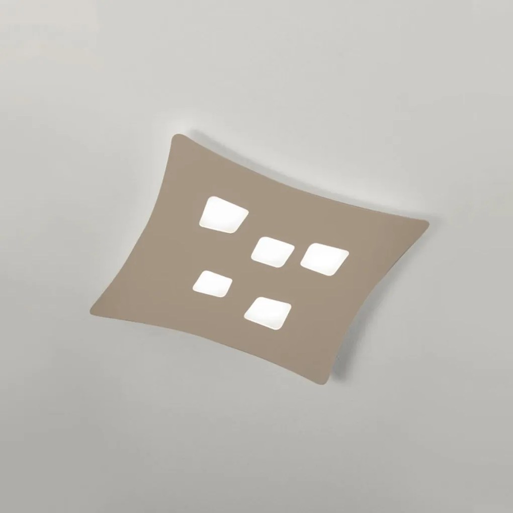 Plafoniera moderna ISOTTA 50x55cm, alb sau gri