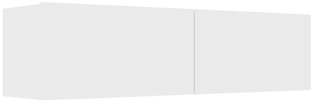 Comoda TV, alb, 120 x 30 x 30 cm, PAL